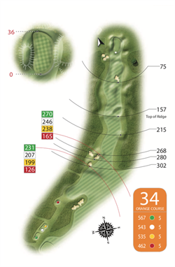 Orange Course - 34th Hole